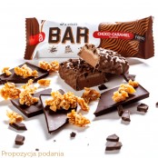 Nano Ä Chocolate & Caramel  - epicko pyszny baton proteinowy 20g białka, 198kcal