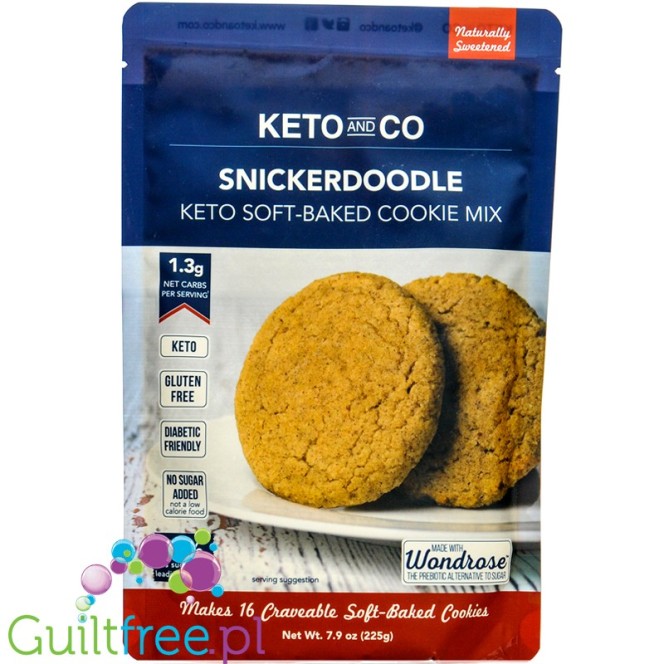 Keto and Co Keto Soft-Baked Snickerdoodle Cookie Mix - 7.9 oz