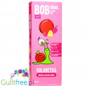 Bob Snail Jelly Gruszka, Malina & Burak 27g - wegańska galaretka z owoców bez dodatku cukru