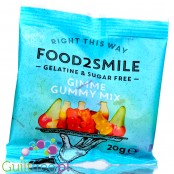 Food2Smile Gimme Gummy Mix Mini Bag - żelki misie bez cukru w owocowych smakach
