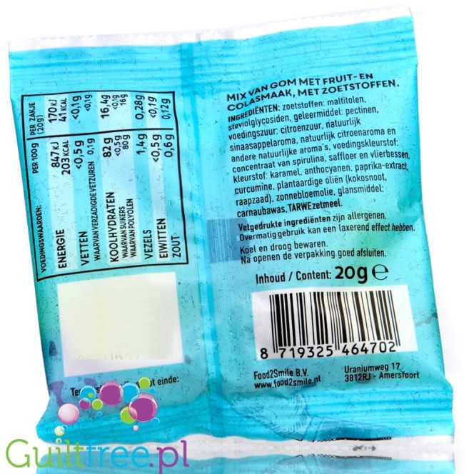 Foods2Smile Gimme Gummy Mix Mini Bag  - sugar free jelly bears
