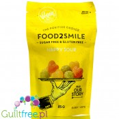 Foods2Smile Happy Sour - sugar free high fiber & low calorie soft jellies