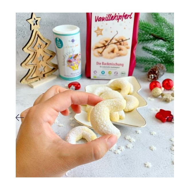 Principessa Christmas Organic Baking Mix, Vanilla Crescents With No Added Sugar