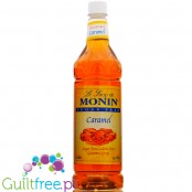Monin Sugar Free Syrup Caramel 1L USA - syrop bezcukrowy o smaku karmelowym