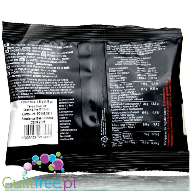 Pasta Young High Protein Penne Rigate 50g