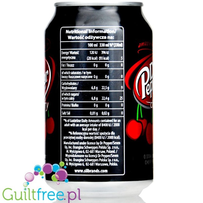 Dr Pepper Cherry (CHEAT MEAL)  330ml UE