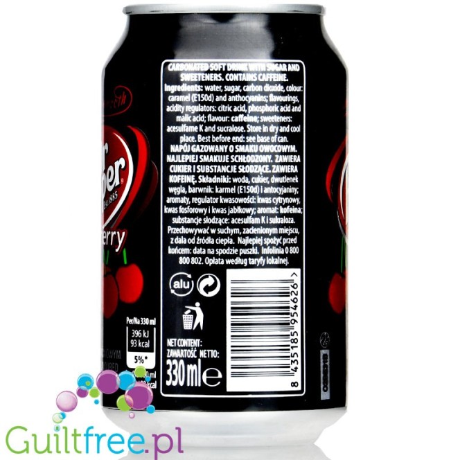 Dr Pepper Cherry (CHEAT MEAL)  355ml import USA