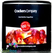 Crackers Company Cola Bottles - niskokaloryczne żelki bez cukru o smaku coli 201kcal