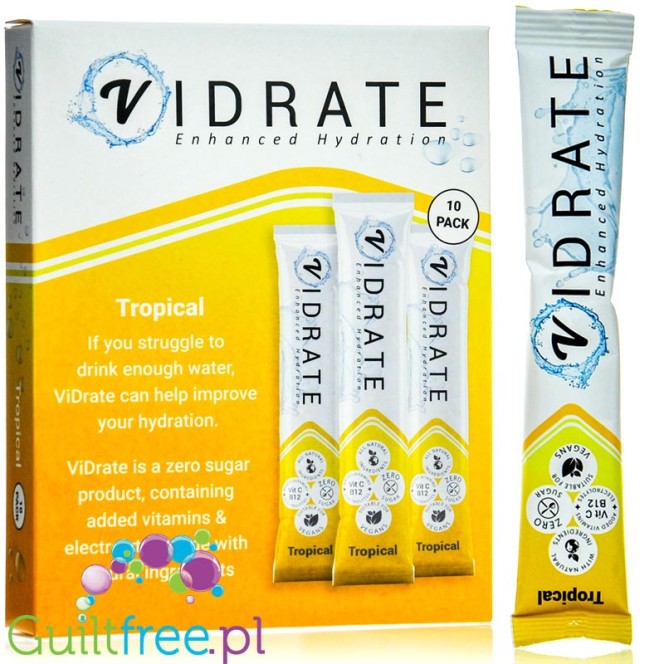 Vidrate Hydration Powder Tropical 10 x 5g