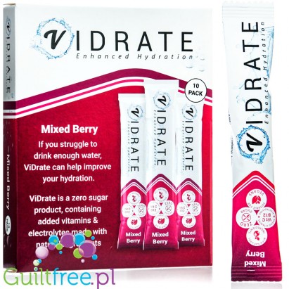 Vidrate Hydration Powder Mixed Berry 10 x 5g