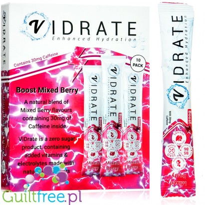 Vidrate Hydration Powder Boost (Mixed Berry) 10 x 5g