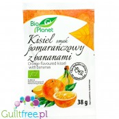 Bio Planet kisiel o smaku pomarańczowym z bananami bez dodatku cukru i bez słodzików