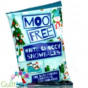 Moo Free White Choccy Snowballs  - vegan white chocolate alternative