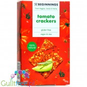 The Beginnings Tomato Crackers - wegańskie bezglutenowe krakersy RAW z pomidorami