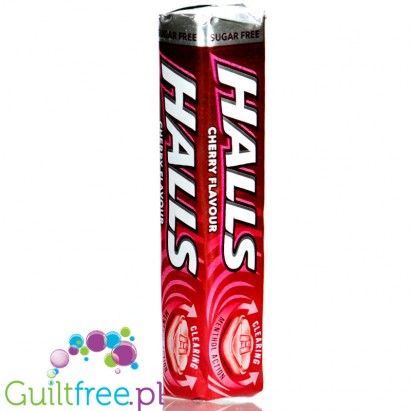 Halls Cherry sugar free candies with vitamin C