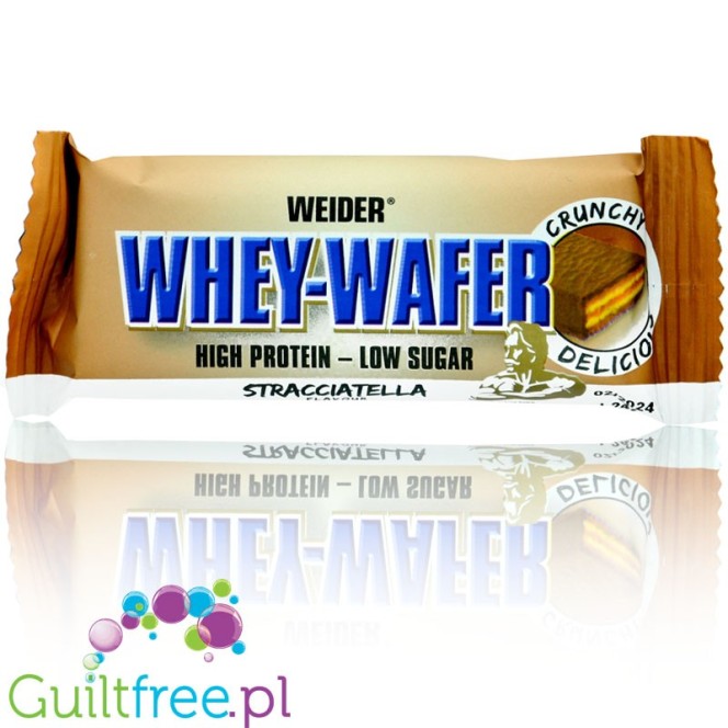 Weider 32% Whey-Wafer, Stracciatella - wafelek proteinowy 32% białka