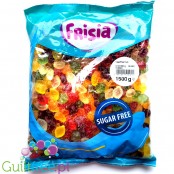 Frisia® Soft Fruit Mix 1,5KG - żelki owocowe bez cukru, gigapaka XXL