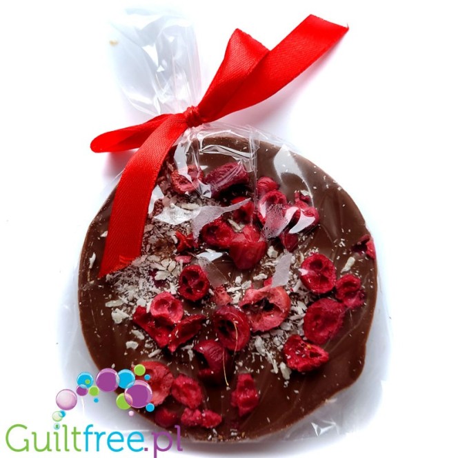 Santini Christmas - sugar free dark chocolate with cranberry and coconut, sweetened with xylitol, 72% coca