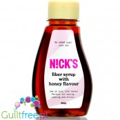 N!CK'S Nicks Honey Fiber Sirup - wegański syrop błonnikowy bez cukru ze stewią o smaku miodowym