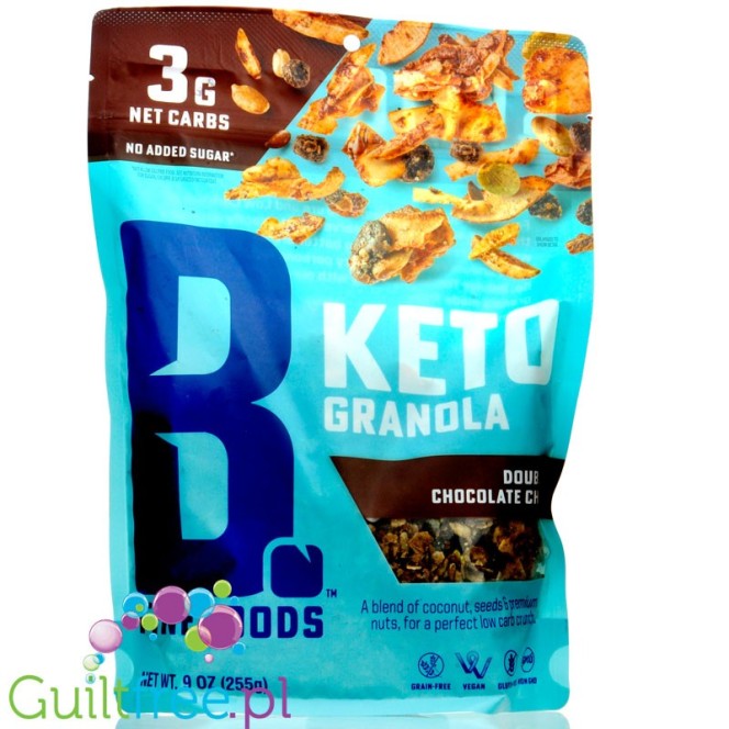 Bubba's Fine Foods Keto Granola, Double Chocolate Chip