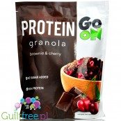 Sante GoON Cherry Brownie Granola Proteinowa bez dodatku cukru z Czekoladą & Wiśniami