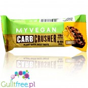 MyProtein Vegan Carb Crusher Banoffee - wegański baton proteinowy bez cukru, Czekolada, Banan & Toffee