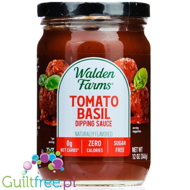 Walden Farms Tomato Basil Sauce USA version no sucralose with