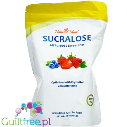Natural Mate Sucralose with Erythritol, All Purpose Natural Sweetener 1 lb.
