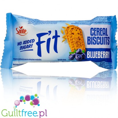 Sante Fit Cereal Biscuits Blueberry - cereal cookies with blueberries without added sugar