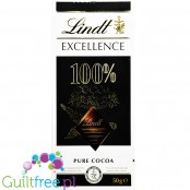 Lindt Excellence 100% Orange - włoska ciemna czekolada 100% z sokiem pomarańczowym