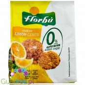 Florbu Cookies Lemon - cytrynowe ciastka z błonnikiem  bez dodatku cukru