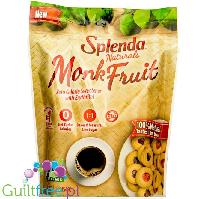 Splenda Monk Fruit Liquid Sweetener  Zero Calorie Liquid Sweetener & Sugar  Substitute
