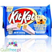 KitKat Blueberry Muffin Limited Edition (CHEAT MEAL) - biała czekolada, wafelek i krem borówkowy