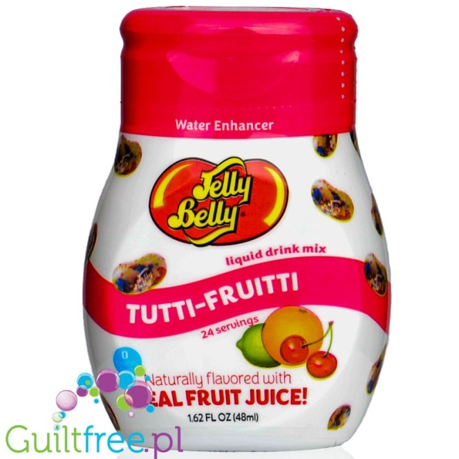 Jelly Belly Liquid Water Enhancer Tutti-Fruitti 1.62fl.oz (48ml) - 6CT