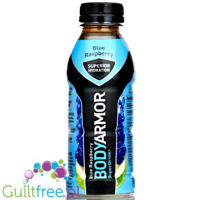 Bodyarmor Sports Drink Blue Raspberry - isotonik bez kofeiny z wodą kokosową, witaminami i minerałąmi