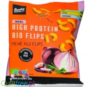 BenFit Protein Flips Onion - wegańskie cebulowe chrupki białkowe