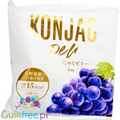 iaFoods Grape Konjac Jelly - japońskie winogronowe żelki konjaku w saszetkach, 17kcal