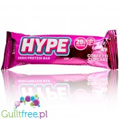 HYPE Bar Confetti - niskocukrowy baton z białej czekolady z kremowym nadzieniem