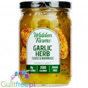 Walden Farms Pasta Sauce, Garlic & Herb USA - 0kcal, sos sos czosnkowo-ziołowy bez sukralozy