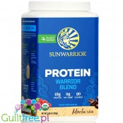 Sunwarrior Protein Warrior Blend 0,750kg, Mocha - vegan protein powder with acai, goji & quinoa, sachet