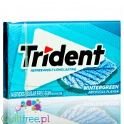 Trident Wintergreen  sugar free chewing gum