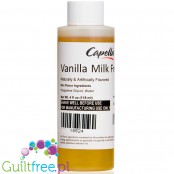 Capella Vanilla  Milk Froth 118ml Flavor Concentrate - Concentrated flavored food without sugar and fatty: vanilla