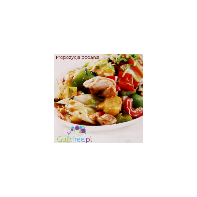 Kurczak z woka w sosie słodko-kwaśnym - kompletny obiad 183kcal & 30g białka
