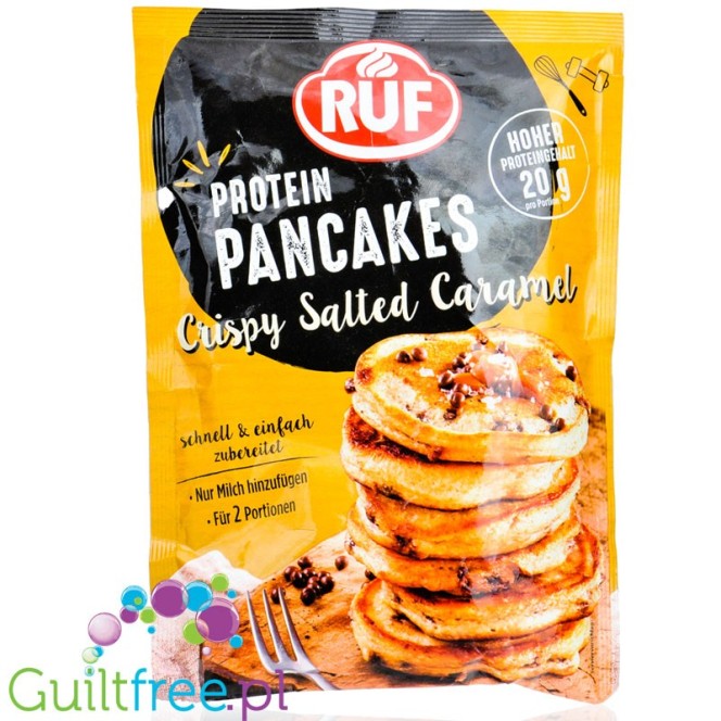 Ruf Protein Pancake Crispy Salted Caramel, single sachet