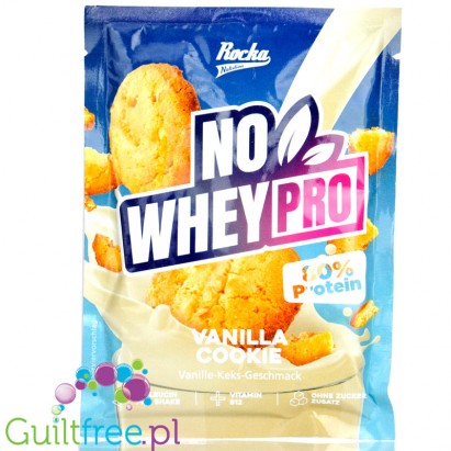 Rocka Nutrition No Whey Pro Vanilla Cookie, sachet