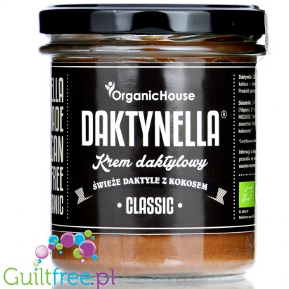 Organic House Dactinella Classic - classic date-coconut cream without added sugar, vegan & organic