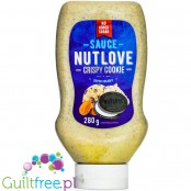 Allnutrition Nutlove Sauce Crispy Cookie - super gęsta polewa bez dodatku cukru, Czekoladowe Ciasteczko