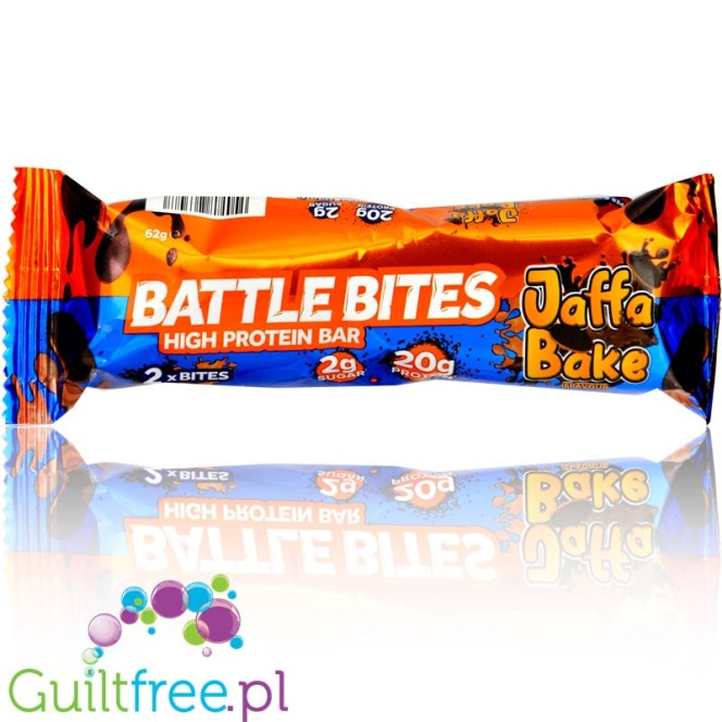 Battle Bites Jaffa Bake protein bar
