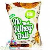 Rocka Nutrition NO WHEY Vegan BIO Ball, Peanut Butter Chocolate 21% protein