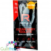 Reflex Clear Whey Isolate, Mango - hydrolizat, przezroczysta odżywka białkowa bez laktozy